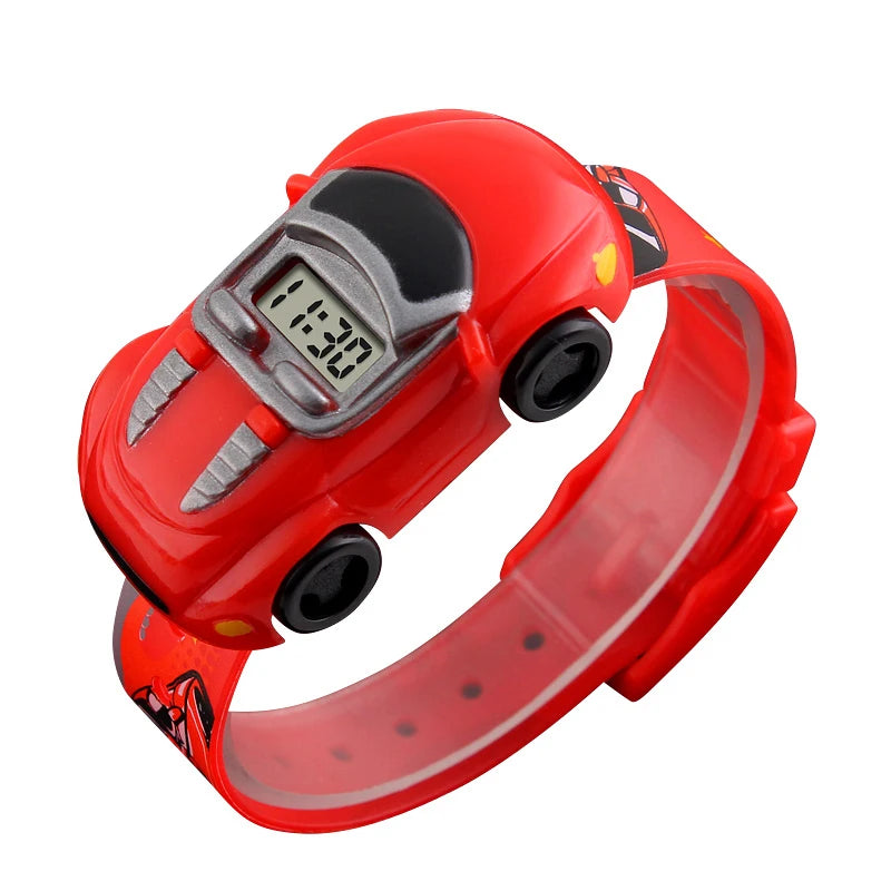 SKMEI Colorful Creative Cartoon Fun Car Mode Children’s Watch Date Time Wristwatch for Boys and Girls Birthday New Year Gift