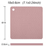 Silicone Heat Resistant Pot Holder Placemats Non-Slip Coasters 230°C (446°F)