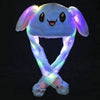 Plush Bunny Headband with Popping Ears – Interactive Rabbit Hairband for Kids & Adults, Approx. 58 cm (22.8 in)