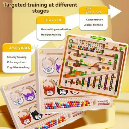 Children’s Magnetic Maze Walking Ball – Concentration and Logic Thinking Puzzle Toy for Ages 3-4, Early Education