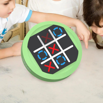 Noughts and Crosses Tic Tac Toe Board Game Play Set Strategy Educational Toy Kids Family Portable Party Game Favor