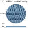 Silicone Heat Resistant Pot Holder Placemats Non-Slip Coasters 230°C (446°F)