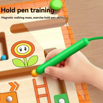 Children’s Magnetic Maze Walking Ball – Concentration and Logic Thinking Puzzle Toy for Ages 3-4, Early Education