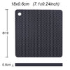 Silicone Heat Resistant Pot Holder Placemats Non-Slip Coasters 230°C (446°F)