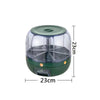 Kitchen Storage Box Rice Dispenser 360-Degree Rotating Moisture-Proof Food Container