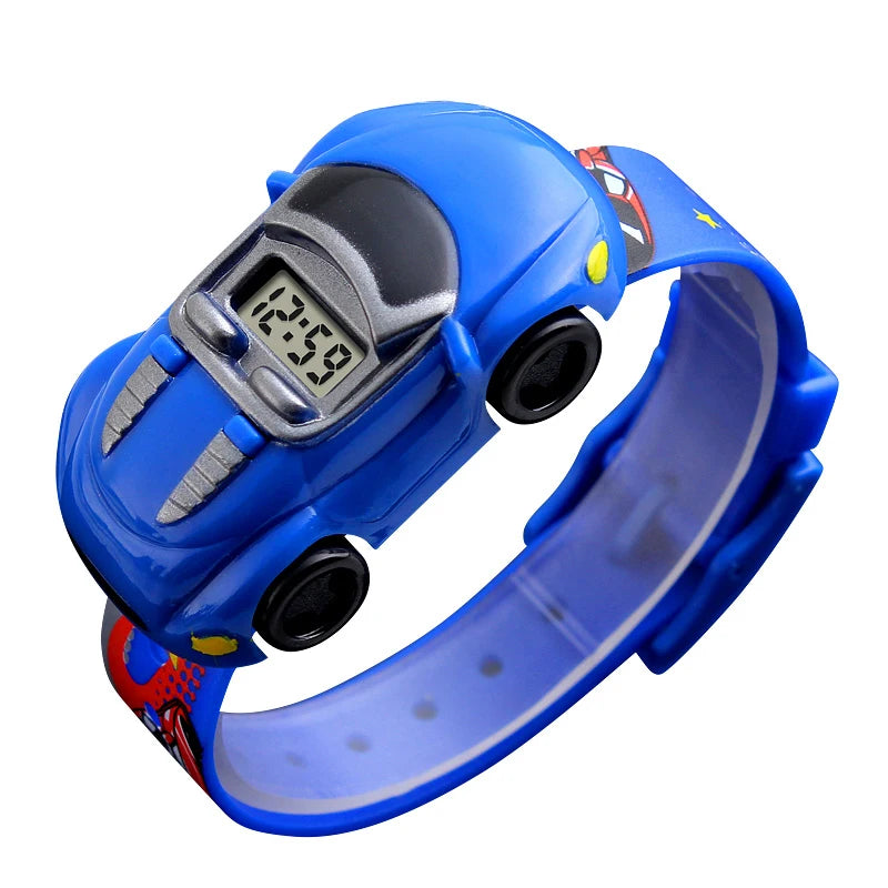 SKMEI Colorful Creative Cartoon Fun Car Mode Children’s Watch Date Time Wristwatch for Boys and Girls Birthday New Year Gift