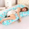 PANGDUBE Pregnancy Pillow 130x70cm - Waist & Nursing Pillow for Pregnant Women & Breastfeeding Cushion