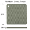 Silicone Heat Resistant Pot Holder Placemats Non-Slip Coasters 230°C (446°F)