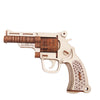 3D Wooden Assembly Puzzle Gun Model DIY Decorative Educational Toy Ornament Gift for Kids & Adults