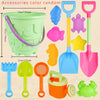 Children’s Beach Toy Set With Large Shovel, Bucket & Hourglass — Sand Digging Tools For Water Play