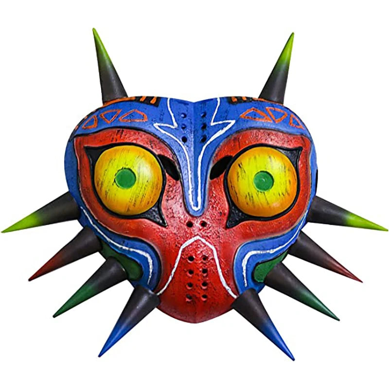Majora's Mask LED Latex Full-Face Cosplay Mask – Zelda-Inspired Halloween Prop for Adults