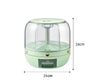 Kitchen Storage Box Rice Dispenser 360-Degree Rotating Moisture-Proof Food Container