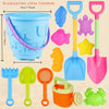 Children’s Beach Toy Set With Large Shovel, Bucket & Hourglass — Sand Digging Tools For Water Play