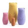 Montessori Silicone Nesting Dolls Matryoshka Stacking Toy – Soft Educational Sensory Blocks for Toddlers 3+