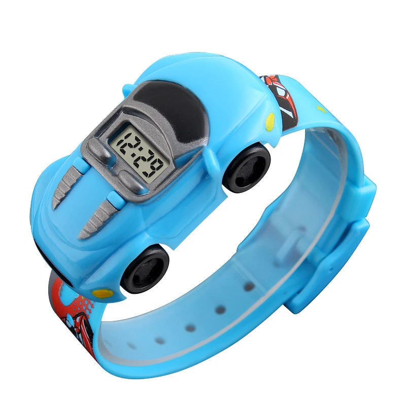 SKMEI Colorful Creative Cartoon Fun Car Mode Children’s Watch Date Time Wristwatch for Boys and Girls Birthday New Year Gift
