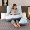 PANGDUBE Pregnancy Pillow 130x70cm - Waist & Nursing Pillow for Pregnant Women & Breastfeeding Cushion