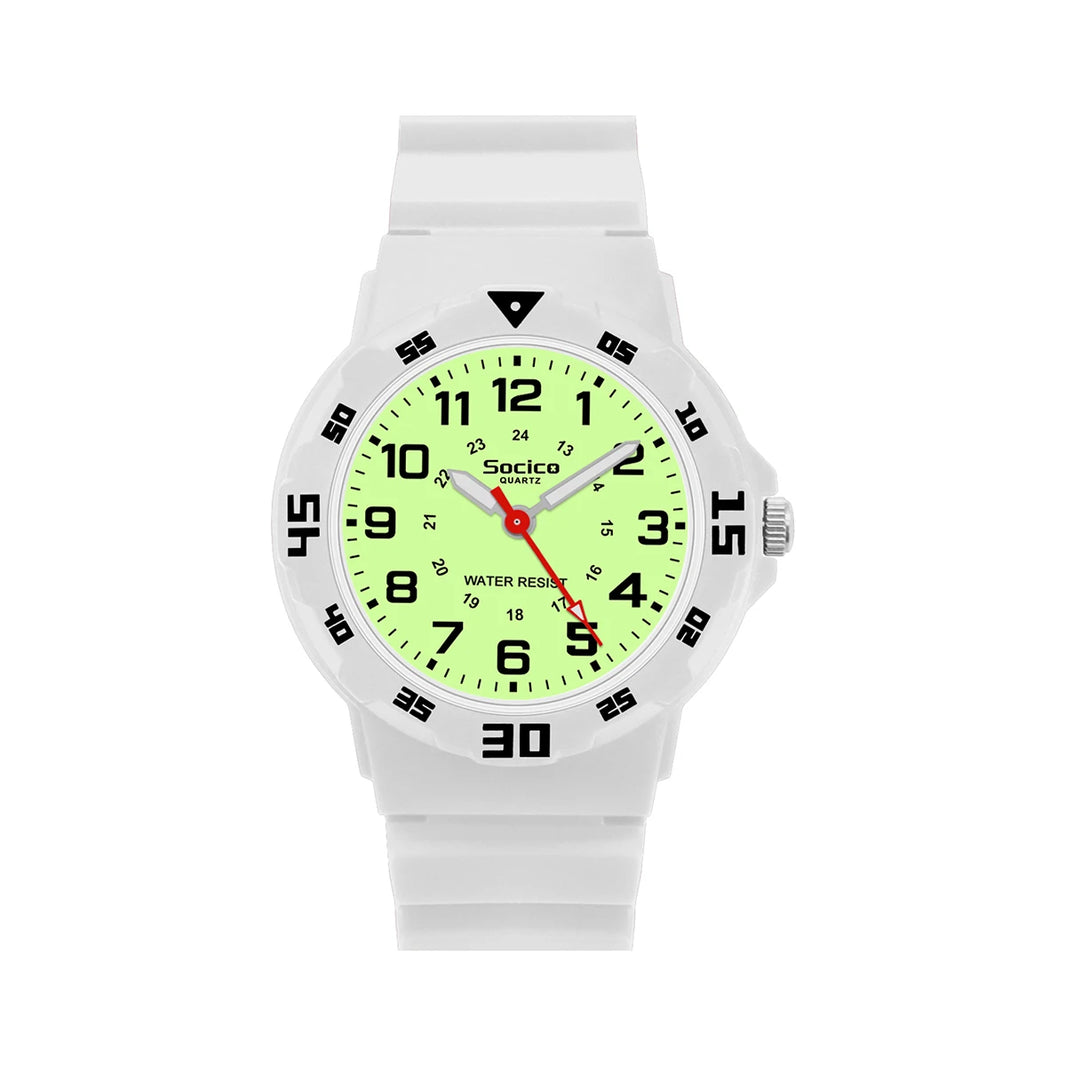 SOCICO Children’s Analog Watch for Girls and Boys Soft Strap Waterproof Easy-to-Read Learn Time Wristwatch Gift