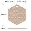Silicone Heat Resistant Pot Holder Placemats Non-Slip Coasters 230°C (446°F)