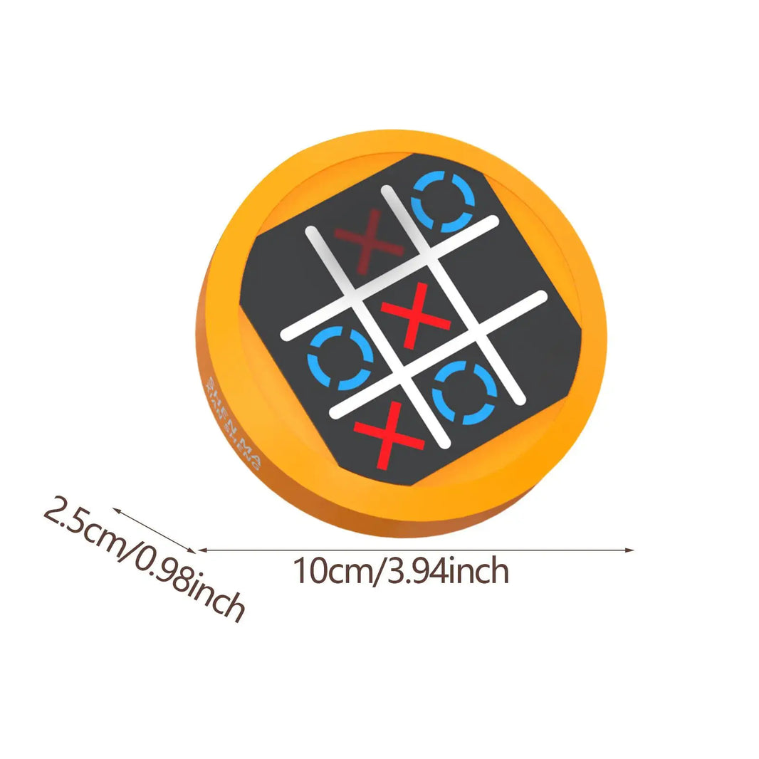 Noughts and Crosses Tic Tac Toe Board Game Play Set Strategy Educational Toy Kids Family Portable Party Game Favor