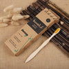 4PCS Charcoal Bamboo Toothbrushes - Extra Soft Natural Bristles for Adults & Kids, Zero Waste Biodegradable Toothbrush