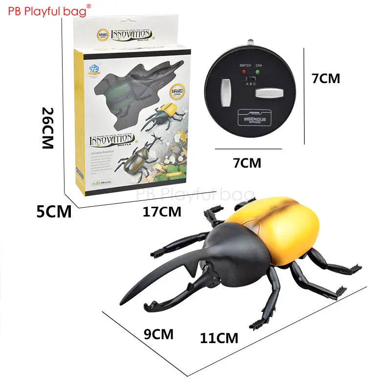 RC Insect and Animal Toy – Electric Simulated Snake, Cockroach, Pillbug Remote Control Toy