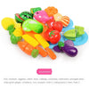 Kids Fruit Cutting Playset – 6/10/13/24-Piece Pretend Kitchen Cutting Fruits & Vegetables Educational Toy Set