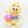 25cm Freddy Plush Foxy Chica Bonnie Springtrap Golden Freddy Fazbear Soft Stuffed Dolls Toy
