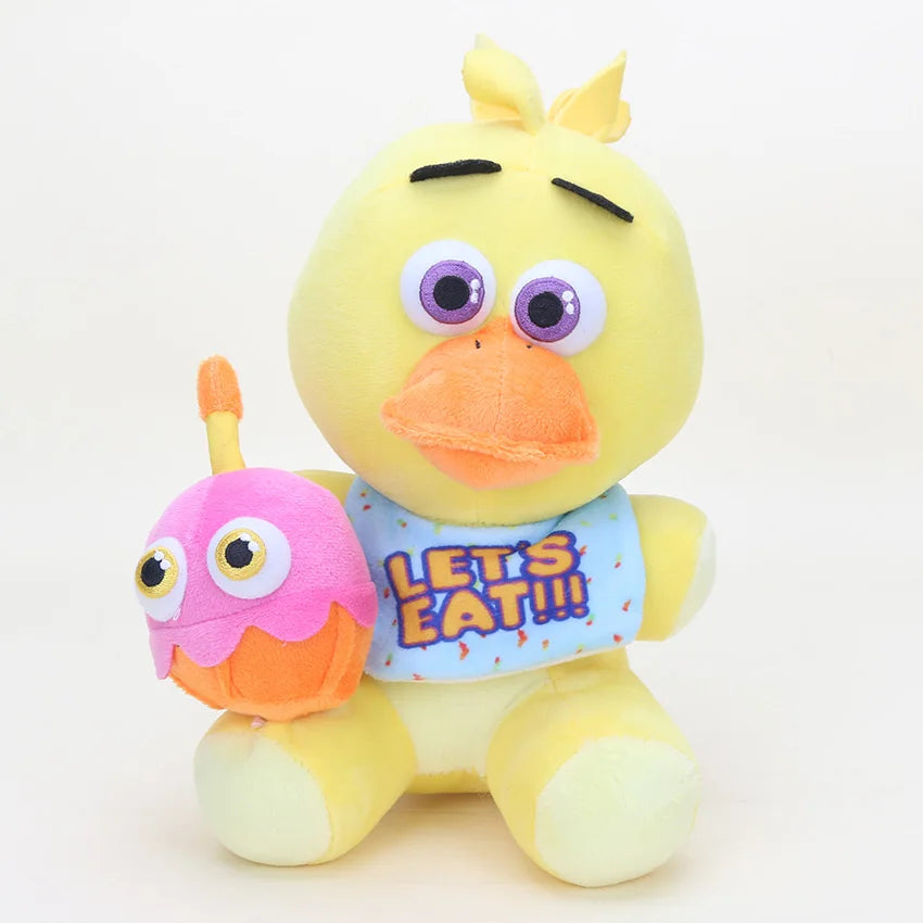 25cm Freddy Plush Foxy Chica Bonnie Springtrap Golden Freddy Fazbear Soft Stuffed Dolls Toy