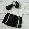 Baby Boxer Red Robe & Pants Set – Sanda Free Fight Boxing Glove Shorts for Newborn Photography Props & Infant Photo Accessories