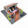 Farm Building Blocks Playset – Mini Animal Brick Set with 16x16 Baseplate (4.9 in / 12.5 cm) – Compatible with Classic Bricks