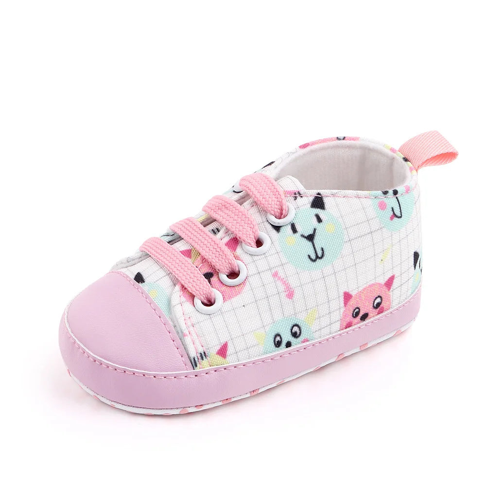 Lytwtw’s Spring Autumn Cute Cartoon Animals Sports Baby Shoes – Soft Sole First Walkers for Toddlers
