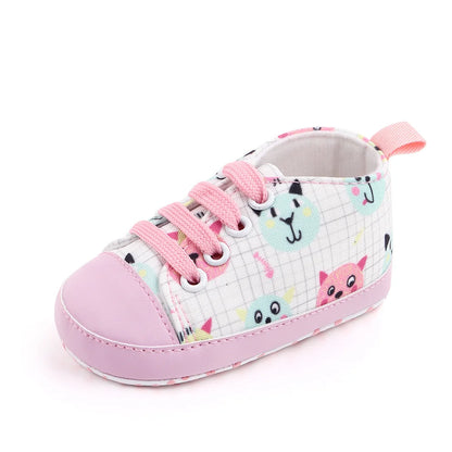 Lytwtw’s Spring Autumn Cute Cartoon Animals Sports Baby Shoes – Soft Sole First Walkers for Toddlers