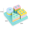 Wooden Montessori Animal Puzzles for Toddlers - Colorful 3D Cartoon Early Learning Educational Toy