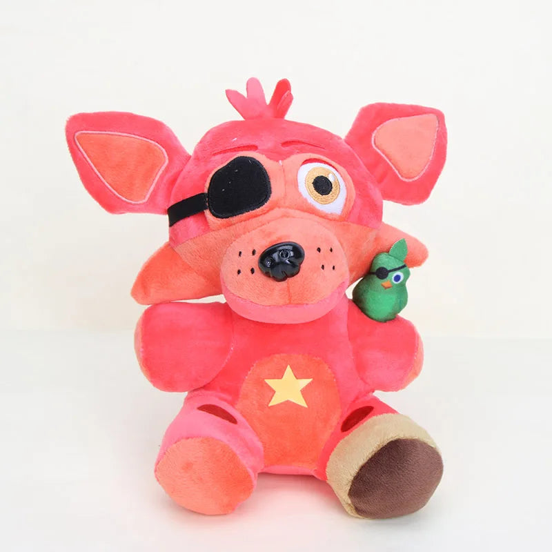 25cm Freddy Plush Foxy Chica Bonnie Springtrap Golden Freddy Fazbear Soft Stuffed Dolls Toy