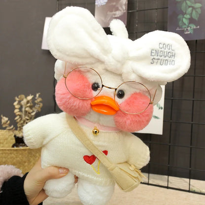 Lalafanfan Yellow Duck Plush Toy 30cm (11.8 Inches)