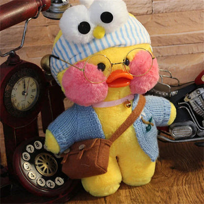 Lalafanfan Yellow Duck Plush Toy 30cm (11.8 Inches)