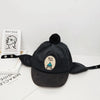 MILANCEL Kids Winter Fur-Lined Earflap Hat — Cartoon Knit Warm Cap for Boys & Girls, Ages 1-3 (49–56 cm / 19.3–22.0 in) — 4 Colors