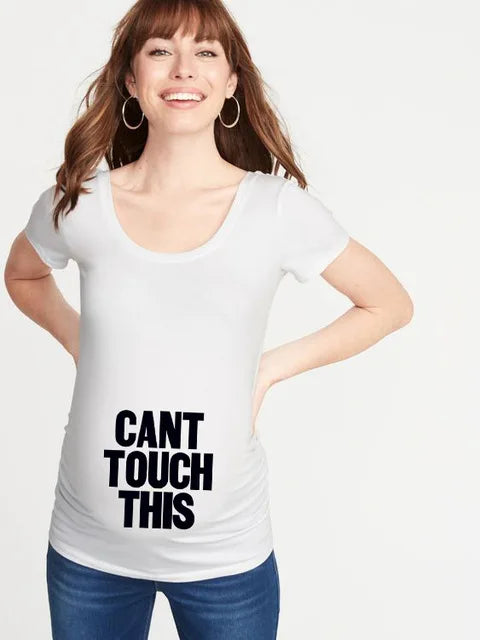 Brand New Women Pregnancy Clothes Baby Now Loading Pls Wait Maternity T-shirt Summer Short Sleeve Pregnant T-shirts