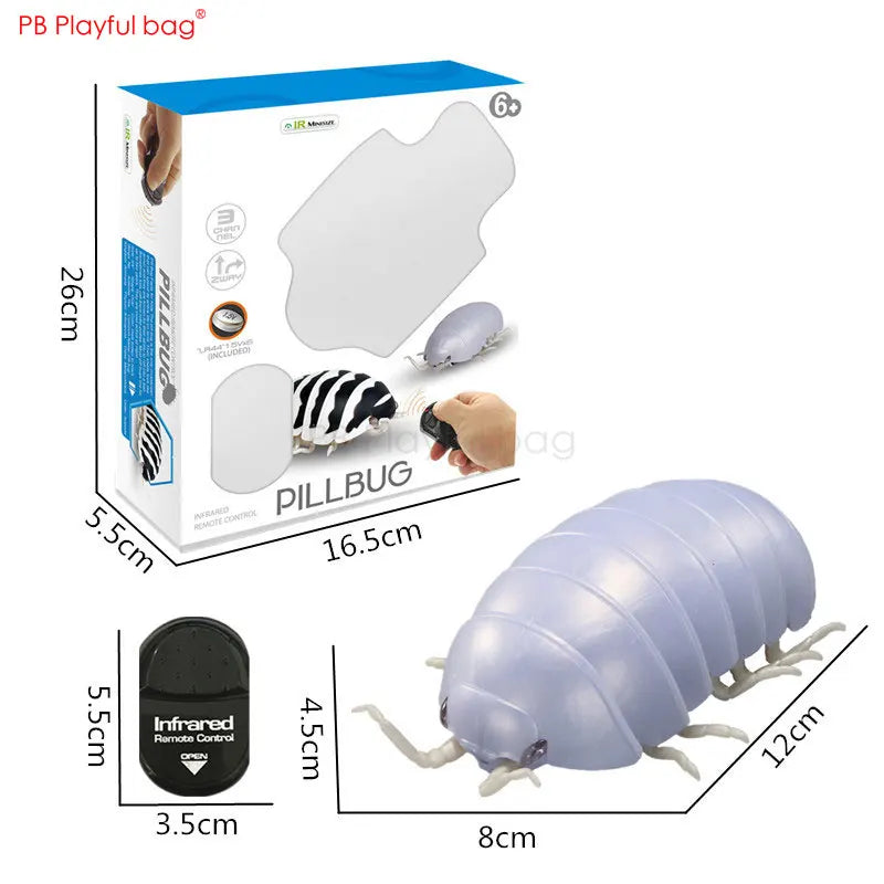 RC Insect and Animal Toy – Electric Simulated Snake, Cockroach, Pillbug Remote Control Toy