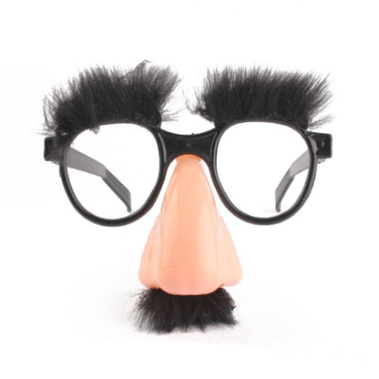 Big Nose Funny Glasses – Novelty Prank Gag Prop for Adults & Kids, 1-Pack Halloween Party Accessory