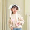 Plush Bunny Headband with Popping Ears – Interactive Rabbit Hairband for Kids & Adults, Approx. 58 cm (22.8 in)