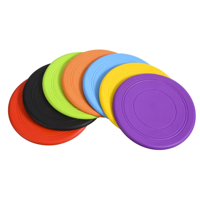 Silicone Flying Frisbee Dog Toy - Interactive Chew & Training Toy for Puppies & Dogs, 7 in (17.8 cm) - 1-Pack