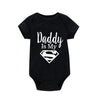 Newborn Baby Romper – "Daddy Is My Hero" Funny Print Bodysuit – Cute & Casual Infant Jumpsuit for Baby Boys & Girls