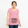 It's Twins Pregnancy T-Shirt | Maternity Tops | Plus-Size Short Sleeve Cartoon Print Announcement Tee for Pregnant Women