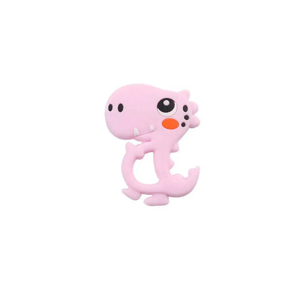 Cartoon Animal BPA-Free Silicone Teether - Food-Grade Silicone Teething Toy for Kids | DIY Teething & Christmas Gift Decor