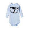 4-Color Newborn Baby Bodysuits – Long Sleeve Infant Jumpsuits for Twin Brothers & Sisters, Cozy Winter Outfit for Boys & Girls
