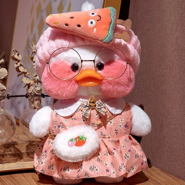 Lalafanfan Yellow Duck Plush Toy 30cm (11.8 Inches)