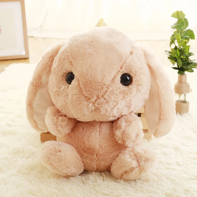 Long Ear Rabbit Plush Bag – Cute Kawaii Shoulder, Crossbody, and Coin Purse Backpack for Girls