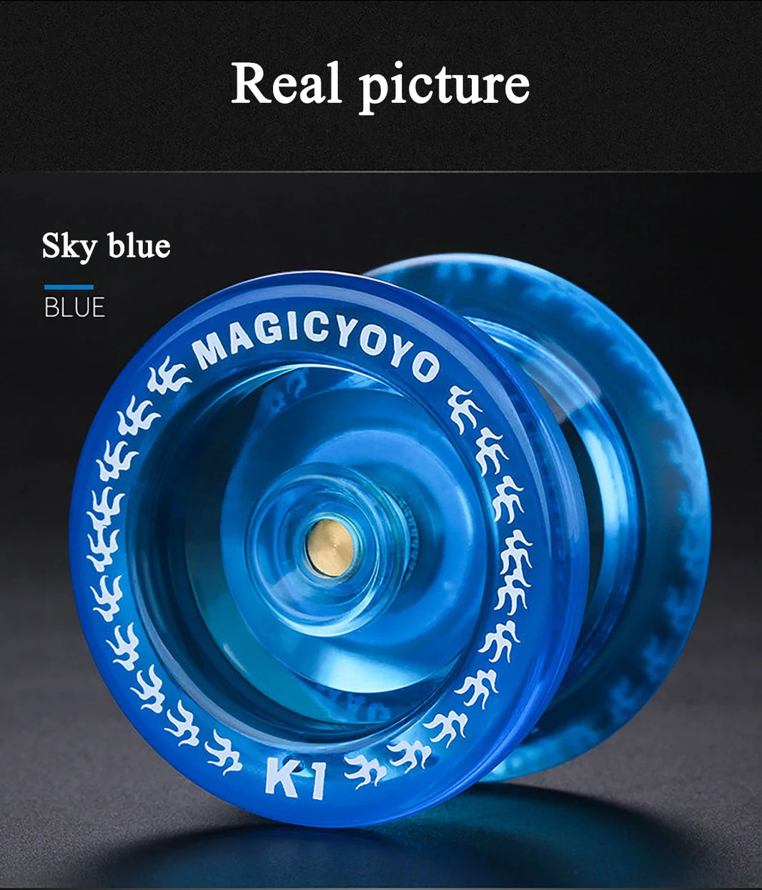 Genuine Magic Yo-Yo K1 D1 (Plastic, Entry-Level & Professional Game Yo-Yo for Boys)