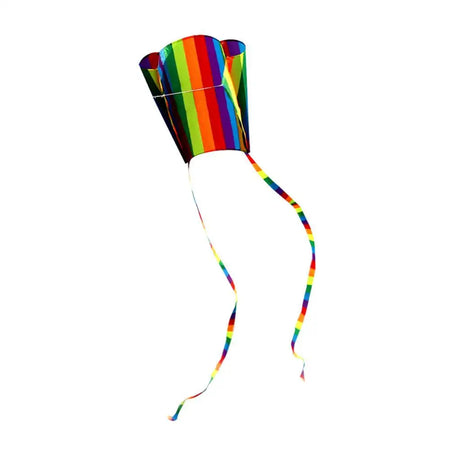 Adult Frameless Rainbow Parafoil Kite – Outdoor Colorful Kite with 30m Line, Long Tail, Kids Fun Toy, Kite Accessory